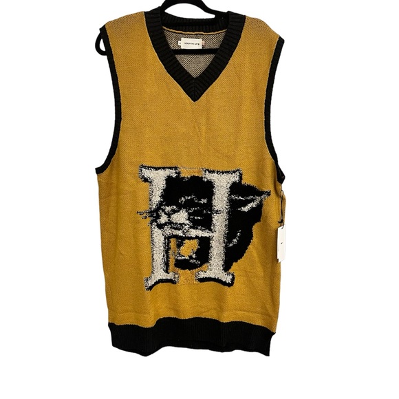 Honor The Gift Mascot Sweater Vest in Yellow - Picture 4 of 4